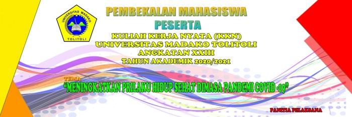 Contoh desain banner posko kkn