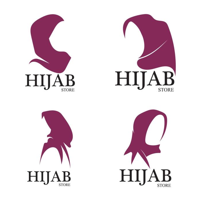 Contoh desain logo jilbab