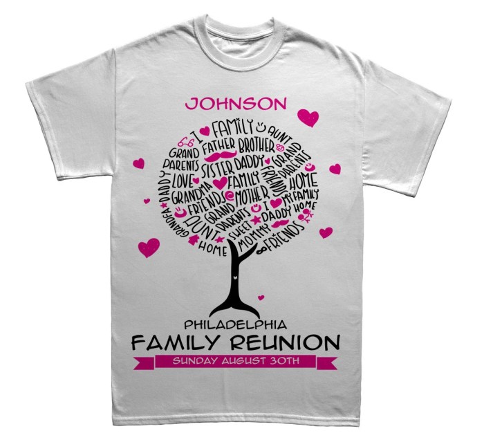 Contoh desain kaos family gathering