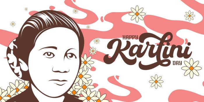 Contoh desain banner hari kartini