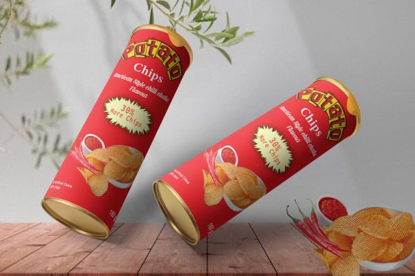 Contoh desain label keripik